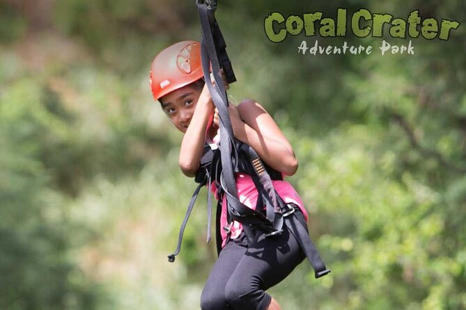1-Hour 3 Zipline Tour at Coral Crater - Getting There and Parking