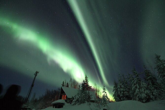 Aurora Viewing - Aurora Husky Lodge , Great View From Top of the Ridge - Guest Reviews and Feedback