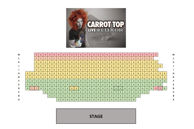 Carrot Top at the Luxor Hotel and Casino - Carrot Tops Impressive Career Achievements