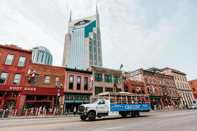 Cruzzin Nashville Narrated Sightseeing Tour by Open-Air Vehicle - Key Points