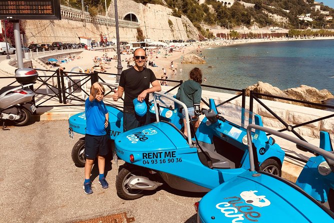 French Riviera Famous Cities Scoot Coupe Tour From Nice - Meeting Point and Transportation