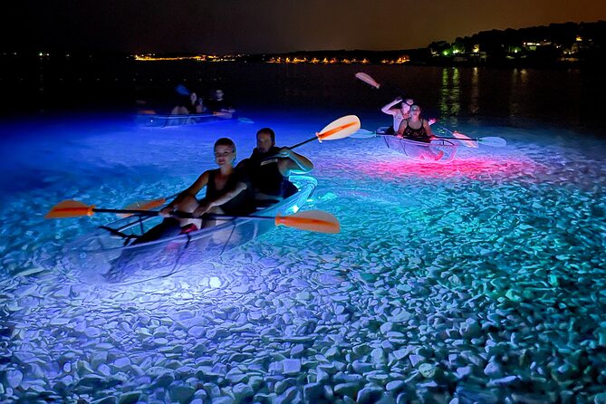 Transparent Kayak Night Glow Experience From Pula - Spotting Marine Life in the Illuminated Waters