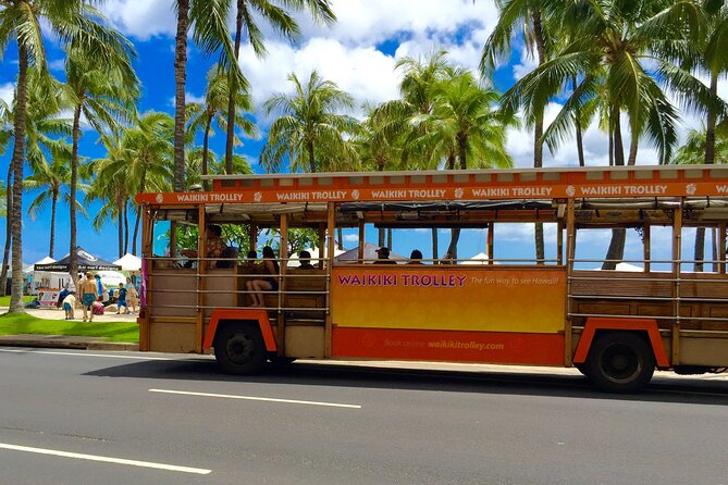 Waikiki Trolley Blue Line Coastline & Local Grindz Hop-on Hop-off - Booking and Availability