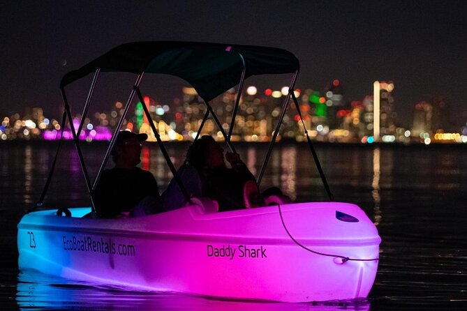 Glow Nightime Pedal Boat Rental in San Diego Bay - Unique Views of San Diegos Skyline