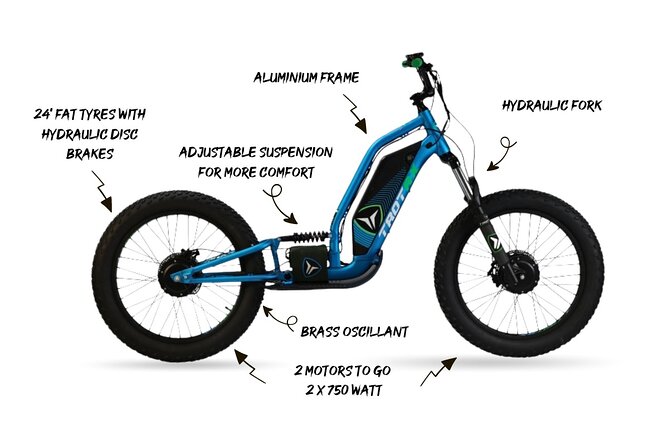 E-Bikes Adventure Mallorca - off Road Electric Scooters - Key Points