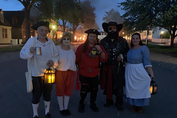 Williamsburg Ghosts, Witches and Pirates Tour - Key Points