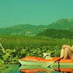 1-hour Kayak Adventure through Skadar Lake from Virpazar - The Vast Open Waters and Distant Albanian Mountains