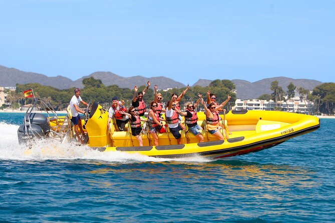 1 Hour of Adrenaline and Speedboat adventure in Alcúdia - The Power of the Speedboat: A 60-Minute Rush of Excitement