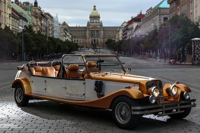 1 hour Old timer Convertible Prague Sightseeing Tour - Crossing the Iconic Charles Bridge and Exploring Old Town Square