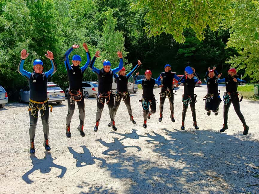 100% WET EXPERIENCE 3-Hour Beginner's Canyoning Trip - Starting Point at Purple Rocket Canyoning Agency