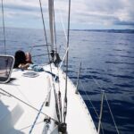 2.5h Sunset Navigation with Azorean appetizers and Wine - Sailing Aboard a Modern, Comfortable Sailboat