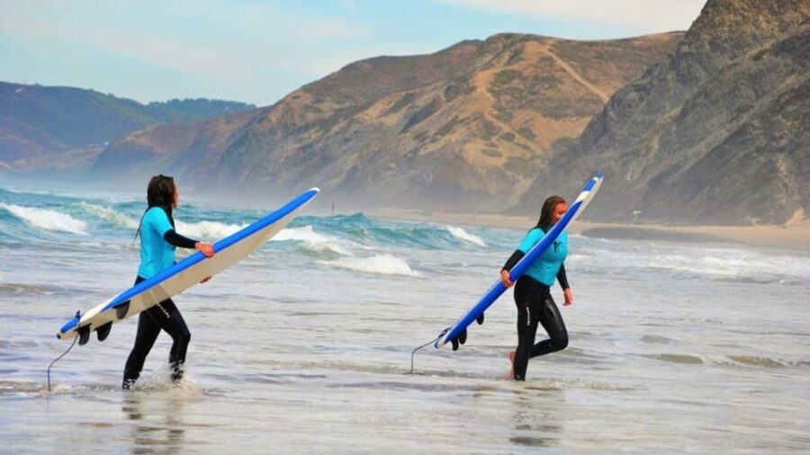 2 Surf Lessons in Aljezur - Algarve - Discovering Vale Figueiras Beach in Aljezur