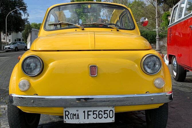 3 Hours Private Tour in Rome on a Vintage Fiat 500 - Panoramic Views from the Orange Garden and Janiculum Hill