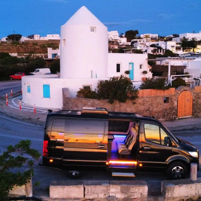 4 hours Private Mykonos Island tour by Luxury Minibus - The Scenic Highlights: Armenistis Lighthouse and Panoramic Views
