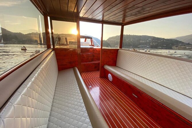 4 Hours Private Wooden Boat Tour stop Bellagio Varenna 10 pax - The Elegance of the Navicella del Lario