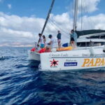 4h Shared Catamaran sailing to Papagayo Beaches (12pers max) - Launch from Puerto Calero at Cafe del Puerto