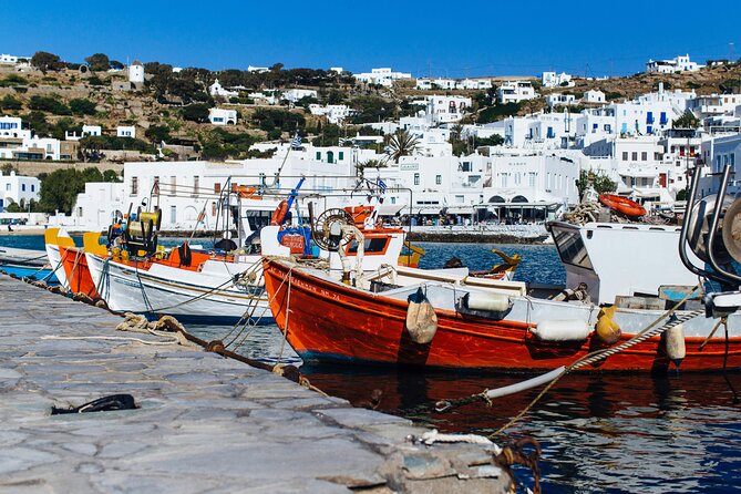 4Hours Mykonos Adventure Walk in Town & Minivan Countryside Tour - Exploring Mykonos Town’s Famous Landmarks