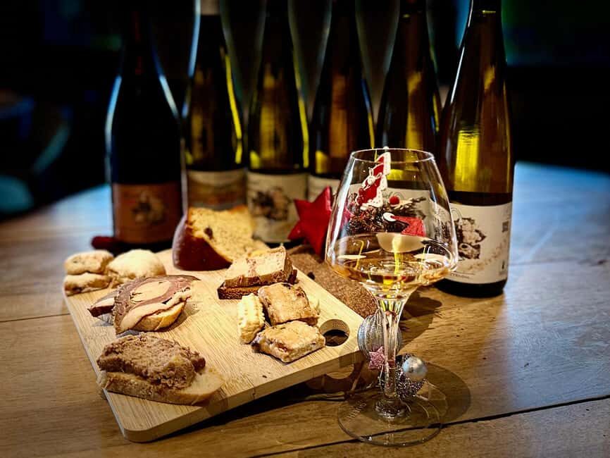 7 km from Eguisheim: Tasting of Alsace wines and Christmas delights - The Charm of Domaine GUETH’s Festive Setting