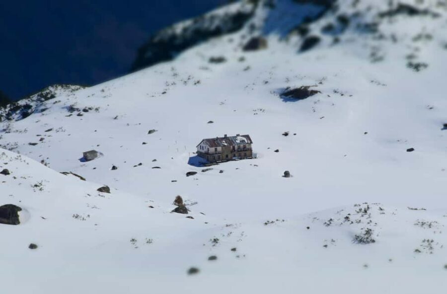 7 Rila Lakes under the snow - Winter Hiking Tour - Riding the Gondola Up to the Rila Lakes Hut