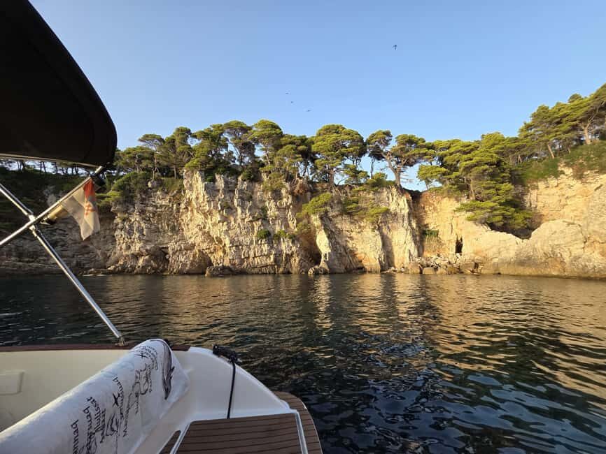 8 hours of Pure Bliss - Private Speedboat Experience - The Private Speedboat Journey from Dubrovnik’s Lapadska Obala Pier