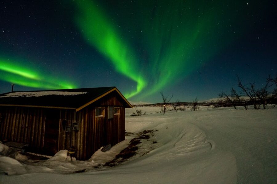 Abisko: Aurora Snowshoeing - Exploring the Arctic Wilderness with a Local Guide