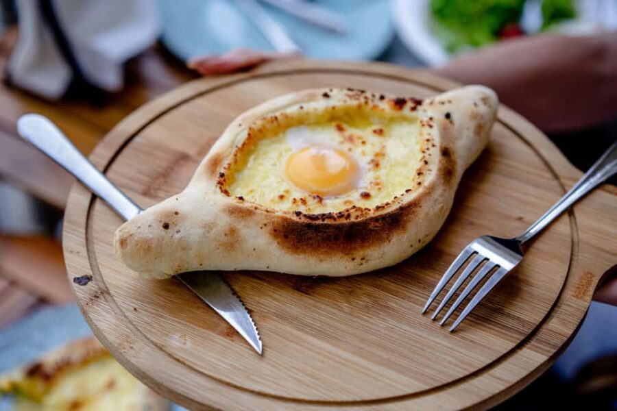 Adjarian Khachapuri Masterclass - Learn, Cook & Eat - The Cozy Georgian Restaurant Setting