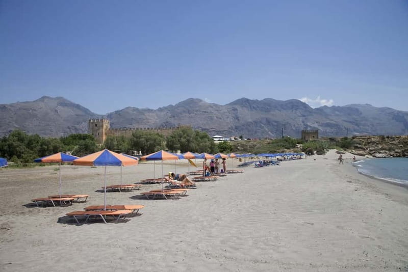 Agia Galini/Matala: Imbros Gorge & Frangokastello Day Tour - Visiting Frangokastello: Relaxation and Swimming