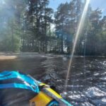 Agunnaryd: guided packrafting tour (4 hours) - Starting Point at Taxås (Taxåsklint) and Scenic Walks