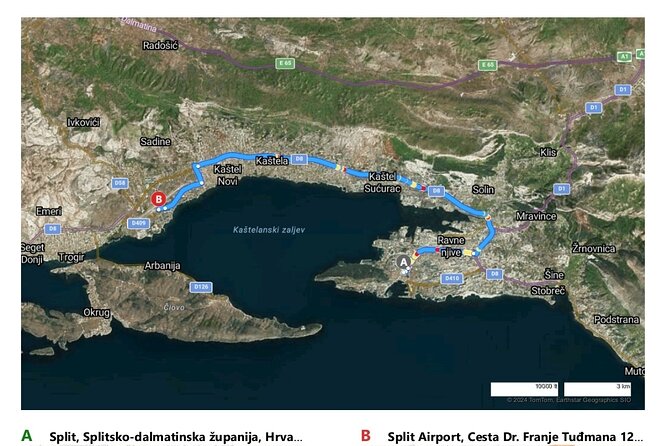 Airport Split: Private Transfer from Split - The Pickup Experience and Meeting Point in Split