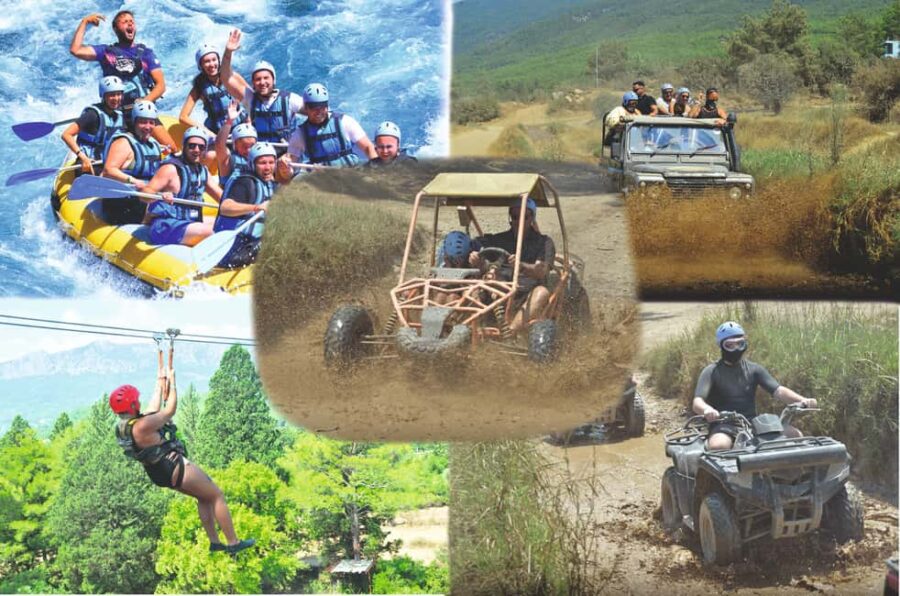 Alanya/Antalya: Buggy, Jeep, Rafting, & Zipline Tour + lunch - Setting out on a 14-Kilometer Rafting Journey in Köprülü Canyon