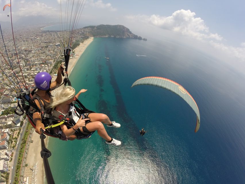 Alanya: Tandem Paragliding Experience - Take Off at Cleopatra Beach with Certified Pilots