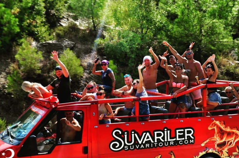 Alanya: Water Wars and Dim River Tour W/ Lunch - All in One - Playful Water Fights Between Buses