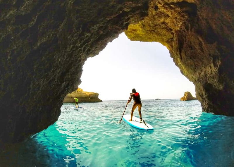 Albufeira: Caves and Beaches SUP Paddleboarding Tour - Meeting Point at São Rafael Beach