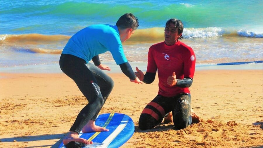 Albufeira: Private surf lesson at Praia da Galé - Personalized Guidance from Surf4Fun’s Expert Instructors