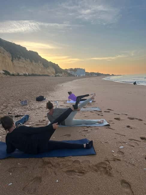 Albufeira: Sunrise Beach Yoga with an Instructor - The 45-Minute Schedule of Breathwork, Yoga, and Meditation