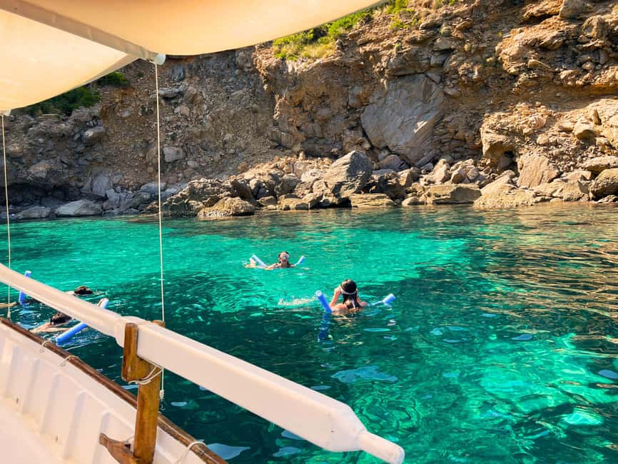 Alcudia & Pollensa Private Boat Tour, Captain, Fuel, Snorkel - Exploring Scenic Stops: Punta Corrent and Ses Caletes