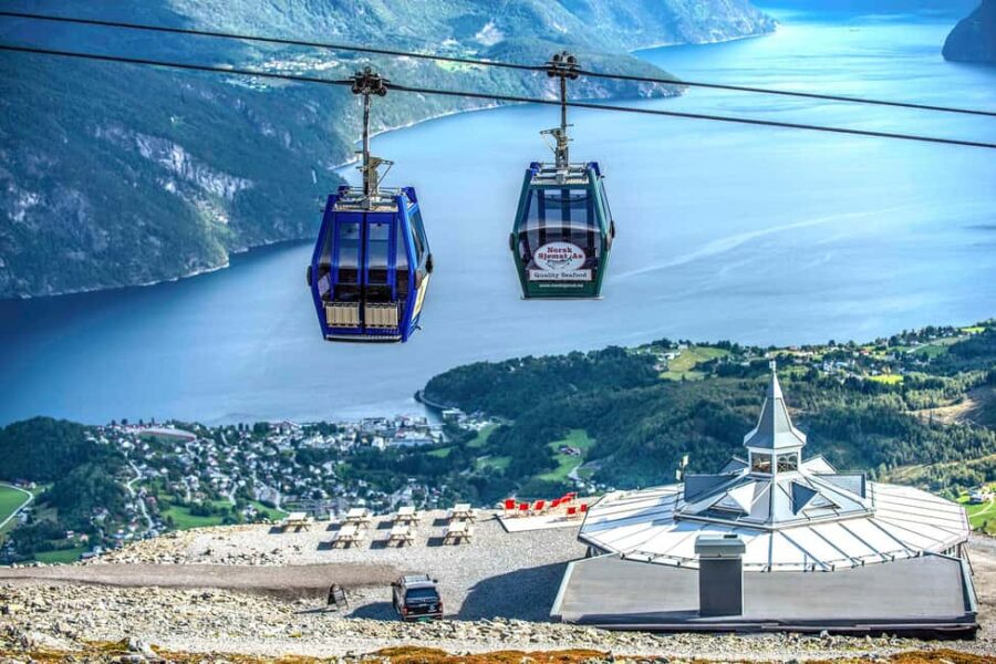 Ålesund: Geirangerfjord Cruise and Gondola Ride Tour - The Drive and Viewpoints from Ørnesvingen