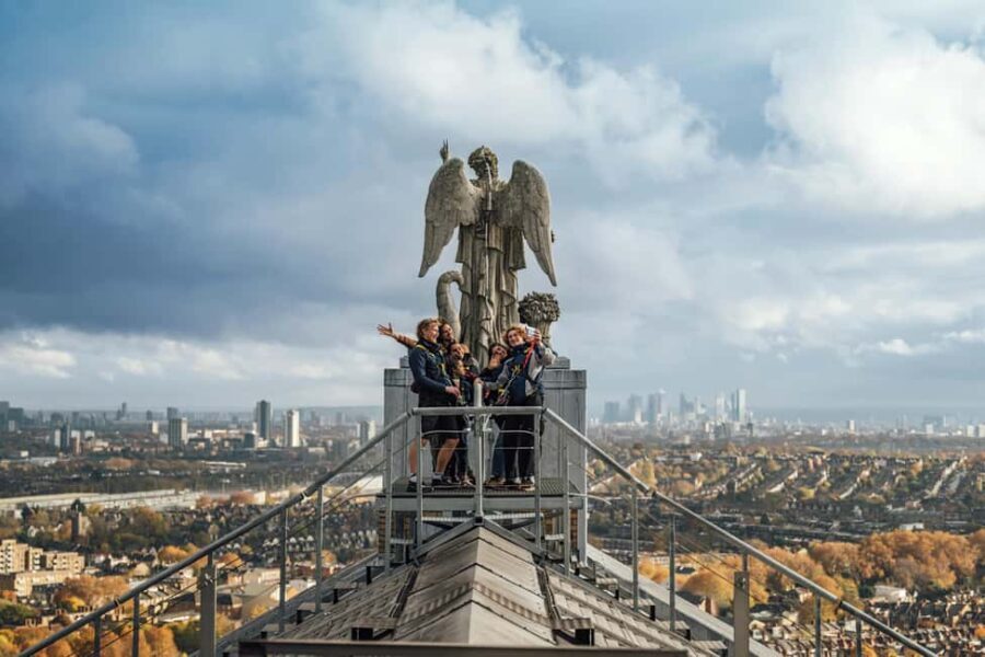 Alexandra Palace: Entry Ticket to Summit Rooftop Climb - The Final Ascent to the "Angel of Plenty" and Panoramic City Views