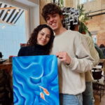 Alicante: Private Art Experience for Couples  Paint & Sip - Starting Point at Café Bardin in Alicante