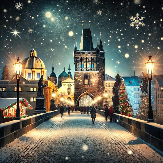 All day private Christmas trip: Vienna to Prague & back - Scenic Drive from Vienna to Prague