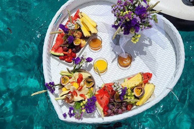 All incl. Rhenia & Sunset at Little Venice, hotel/cruise pickup - Rhenia Island: Swimming and Paddleboarding in Crystal Waters