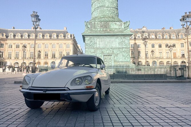 All of Paris Tour in a Vintage Open-Top French Car Citroen DS - From the Champs-Élysées to Montmartre’s Artistic Streets