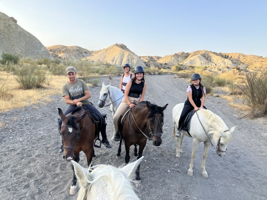 Almeria: Tabernas Desert Horse Riding for experienced riders - Discover the Unique Landscape of the Tabernas Desert