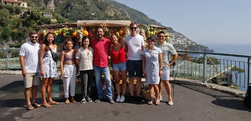Amalfi Shared Group up to 8 No Big Busses - Scenic Drive from Naples to the Amalfi Coast