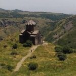 Amberd (Saghmosavank,Armenian alphbet monument) - The Scenic Drive to Mount Aragats with Natural Phenomena