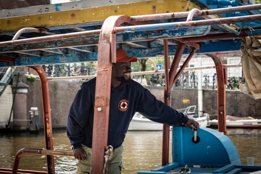 Amsterdam: Canal Cruise on a Wooden Refugee Boat - What Youll Learn About the Mediterranean Refugee Journeys