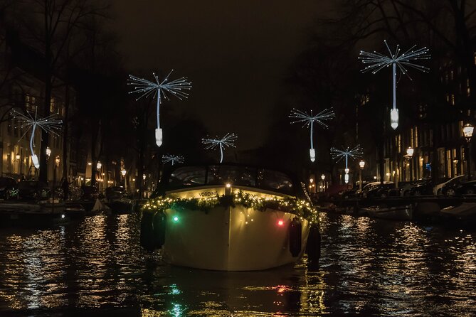 Amsterdam Light Festival: Canal Cruise Luxury Boat All-In Option - The Illumination and Art Installations of the Light Festival