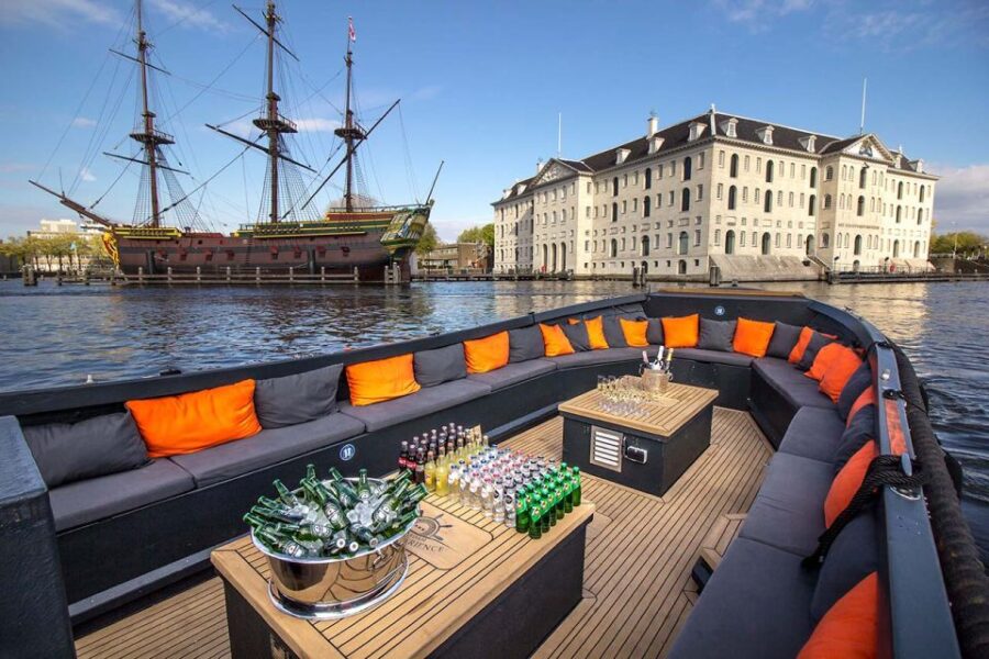 Amsterdam: Private BBQ Cruise with Personal Chef & Drinks - The Private Boat and Departure Details