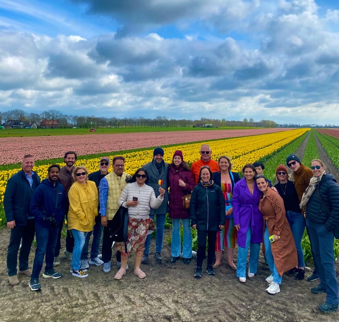 Amsterdam: Tulip Fields Day Tour with Lunch & Windmill - Exploring the Tulip Fields: A Visual Feast
