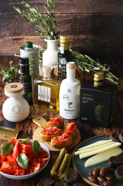 Ancient Gold. Premium Greek Olive Oil Tasting at Olicatessen - Starting Point at Agora Modiano in Thessaloniki